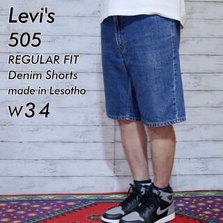 リーバイス(Levi's)の美品 W34 リーバイス Levi's 505 デニムショーツ ハーフパンツ(ショートパンツ)