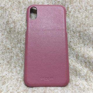 コーチ(COACH)の【しめ様専用】【COACH】iPhoneX対応 スマホケース グラブタンレザー(スマホケース)