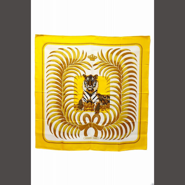 公式の HERMES バンダナ エルメス ROYAL☆王者の虎☆スカーフ スカーフ