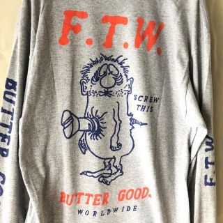 BUTTER GOODS バックプリントロンT M バターグッズ(Tシャツ/カットソー(七分/長袖))