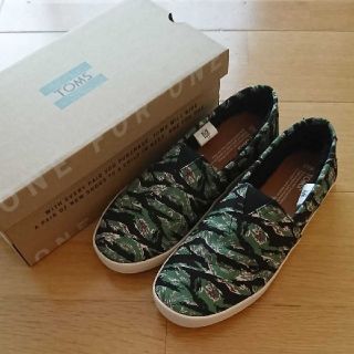 トムズ(TOMS)の新品 TOMS スリッポン 9,5 27,5㎝ Avalon Tiger(スリッポン/モカシン)