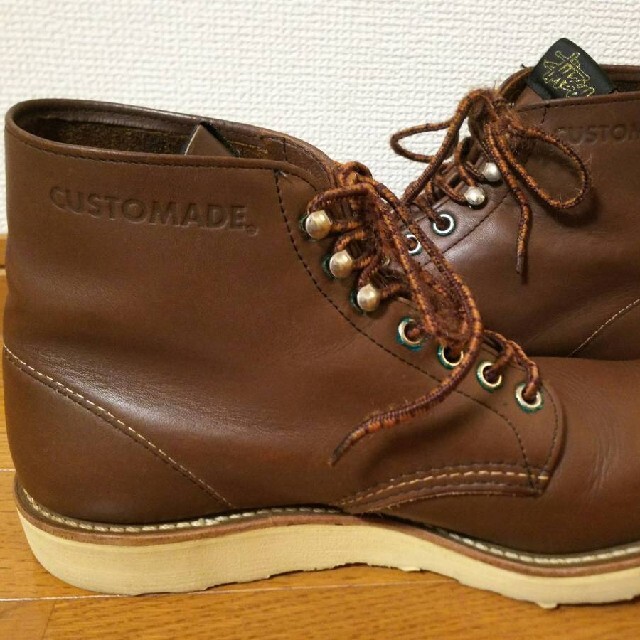 REDWING(レッドウィング)のSTUSSYレッドウイング焦茶レッドウィングredwingブラウン27cmブーツ メンズの靴/シューズ(ブーツ)の商品写真