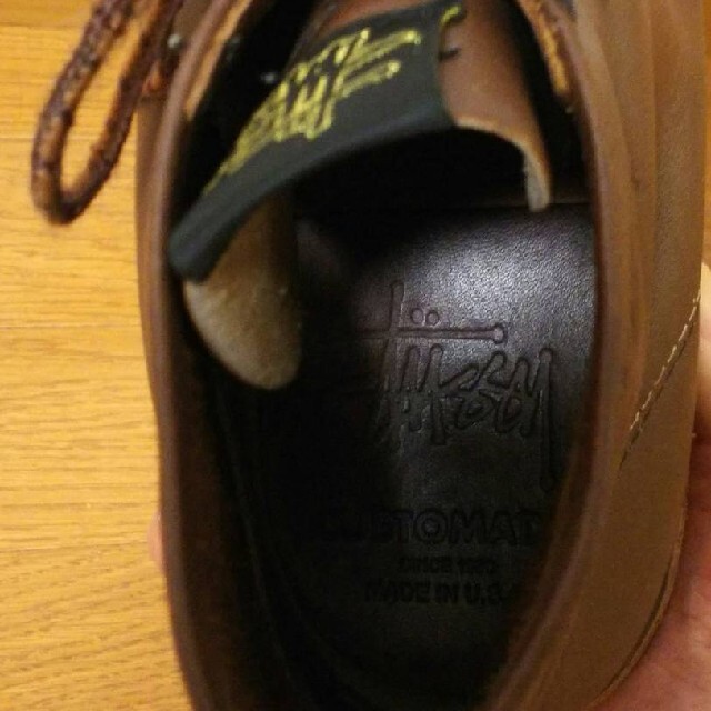 REDWING - STUSSYレッドウイング焦茶レッドウィングredwing REDWING - STUSSYレッドウイング焦茶レッドウィングredwing