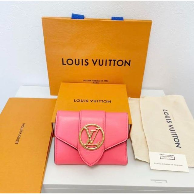 LOUIS VUITTON - ルイヴィトン (ポルトフォイユLV ポンヌフ コンパクト