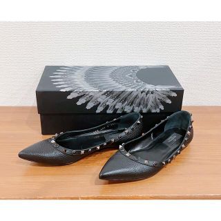 ヴァレンティノ(VALENTINO)のVALENTINOヴァレンティノ  バレエ  37.5サイズ　美品(バレエシューズ)