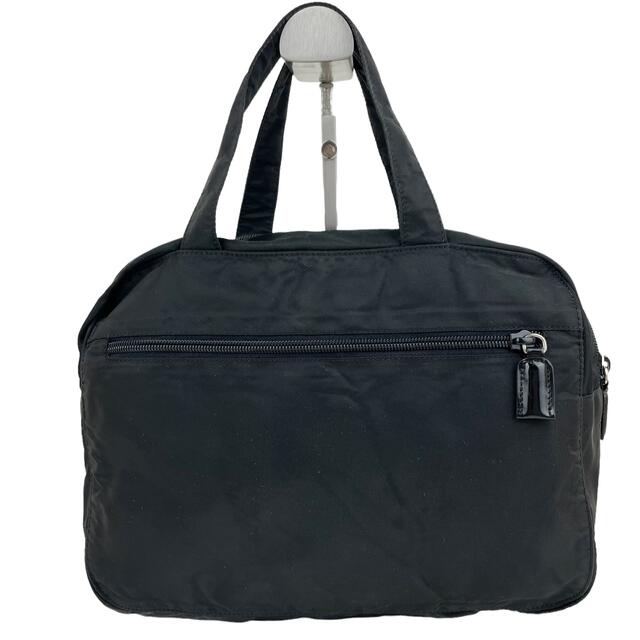 ✨良品 PRADA プラダ ハンドバッグ ブラック 黒 手提げ ナイロン レザー-