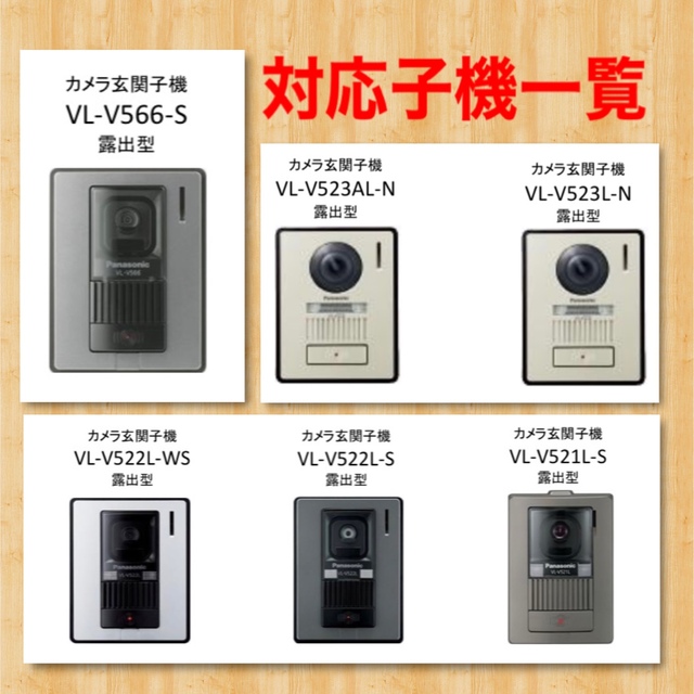 通販限定品】 パナソニック カラーカメラ玄関子機 Panasonic VL-V523AL-N 返品種別A Joshin web 通販  PayPayモール