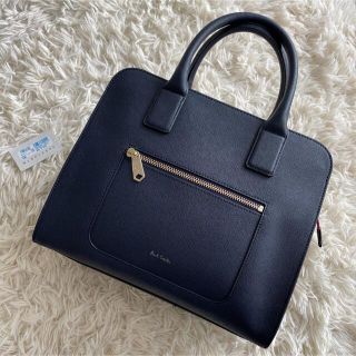 Paul Smith - 【未使用級】ポールスミス ハンドバッグ ネイビーブルー