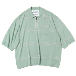 サンシー(SUNSEA)のdairiku ポロシャツ　ミント(ポロシャツ)