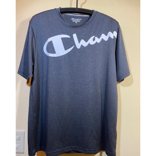 Champion(チャンピオン)の中古　champion 速乾 TEE  XL 黒 メンズのトップス(Tシャツ/カットソー(半袖/袖なし))の商品写真