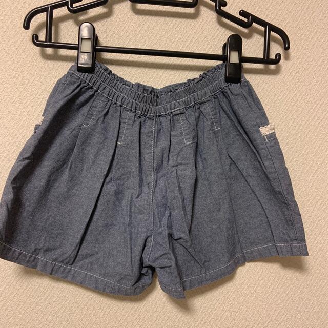 女児　短パン　レースポッケ キッズ/ベビー/マタニティのキッズ服女の子用(90cm~)(パンツ/スパッツ)の商品写真