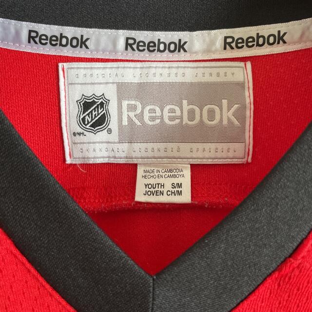 Reebok(リーボック)のリーボック　ゲームシャツ　シカゴブラックホークス キッズ/ベビー/マタニティのキッズ服男の子用(90cm~)(Tシャツ/カットソー)の商品写真