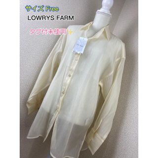 ローリーズファーム(LOWRYS FARM)の【タグ付未使用】LOWRYS FARM 楊柳ブラウス(シャツ/ブラウス(長袖/七分))