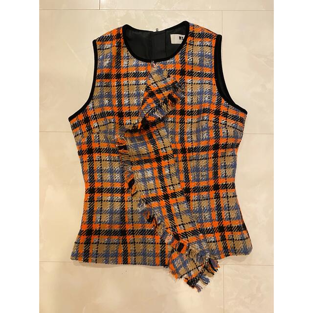 SALE/74%OFF】 未使用 MSGM ニットベスト プルオーバー ノースリーブ