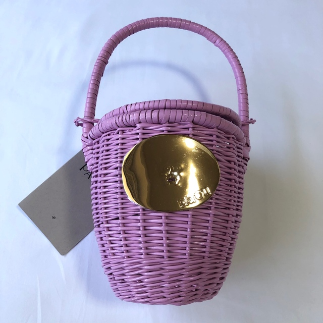 特別訳あり特価】 PATOU - Lilac かごバッグ バケツバッグ ウィッカー
