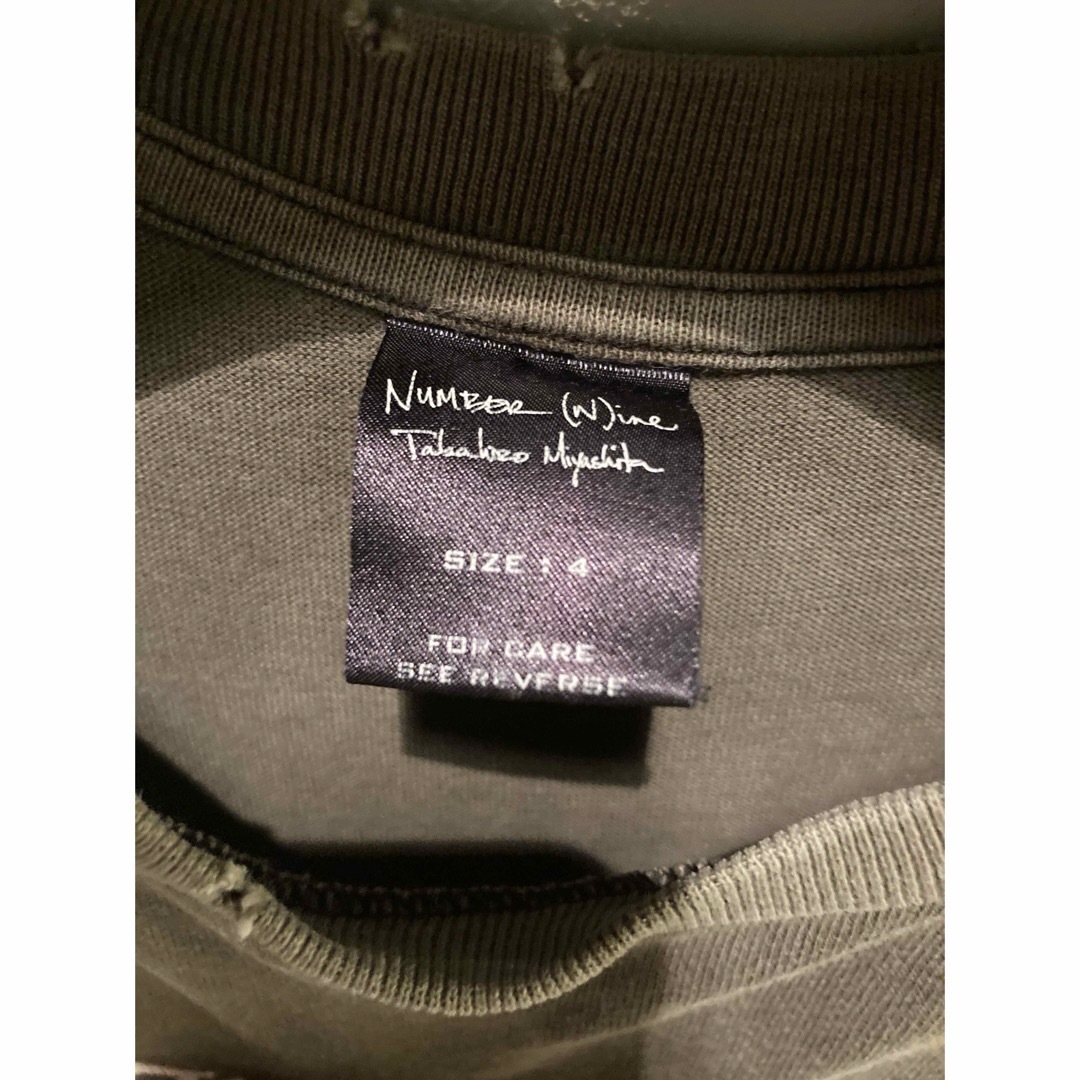 NUMBER (N)INE - number nine Give期 反戦期 Tシャツの通販 by NUMBER (N)INE - number nine Give期 反戦期 Tシャツの通販 by