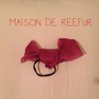 メゾンドリーファー(Maison de Reefur)のリーファー♥️オーガンジーリボンゴム(ヘアゴム/シュシュ)