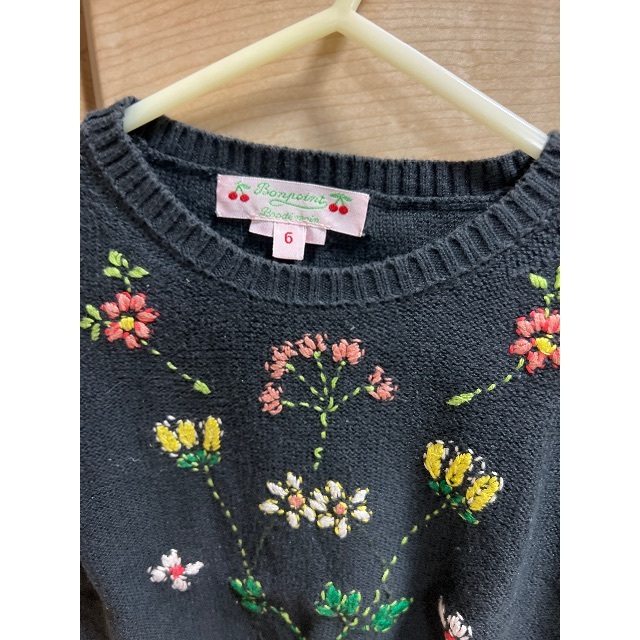 Bonpoint(ボンポワン)のBonpoint サマーニット6歳 キッズ/ベビー/マタニティのキッズ服女の子用(90cm~)(ニット)の商品写真