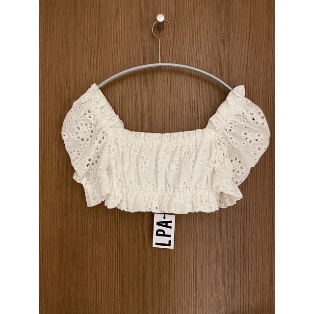 IENA(イエナ)のLPA Cropped Peasant Top  レディースのトップス(シャツ/ブラウス(半袖/袖なし))の商品写真