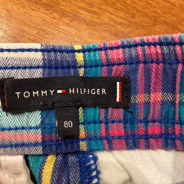 TOMMY HILFIGER(トミーヒルフィガー)のトミー　パンツ　80 キッズ/ベビー/マタニティのベビー服(~85cm)(パンツ)の商品写真
