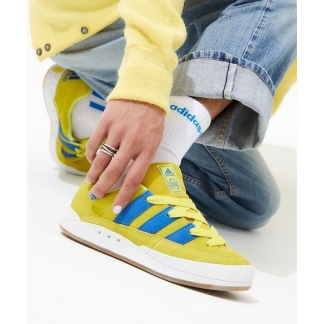 adidas adimatic 27.5cm Bright Yellowスニーカー