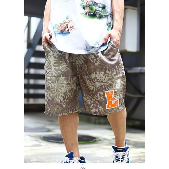 LRG ハーフパンツ XL メンズ 春夏用 カーキ 大きい　エルアールジー