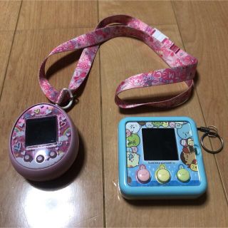 たまごっち　みーつ　ピンク　ストラップ付き　すみっこあつめ(その他)