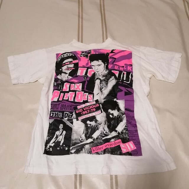 80s sexpistols vintage バンドTシャツ　白　L