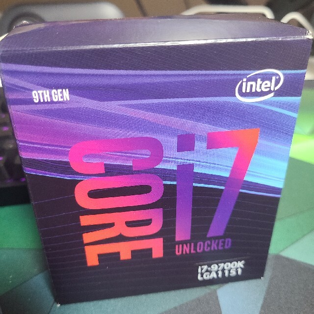 PC/タブレットIntel core i7 9700k