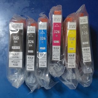 互換インク6色セットCanonプリンタ用(PC周辺機器)