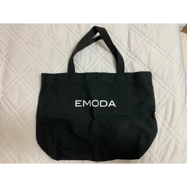 EMODA - EMODA トートバッグ 黒の通販 by ゆう's shop|エモダ EMODA - EMODA トートバッグ 黒の通販 by ゆう's shop|エモダ