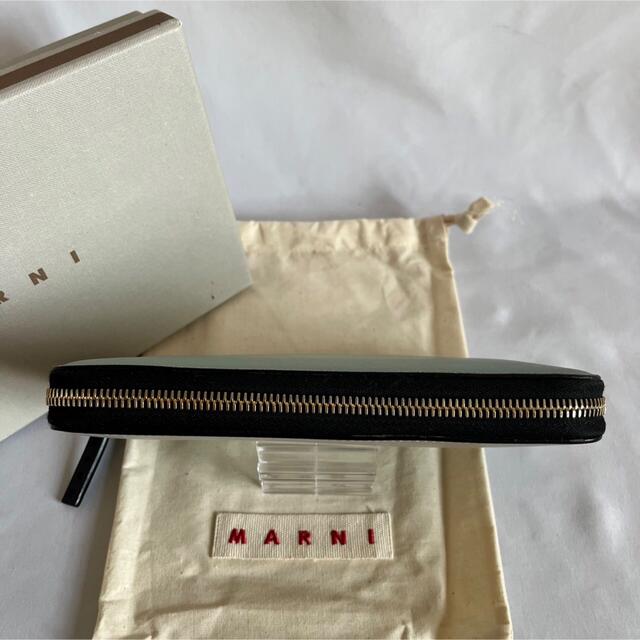 【激安】 マルニ　MARNI 長財布　バイカラー　ラウンドファスナー　ジップ