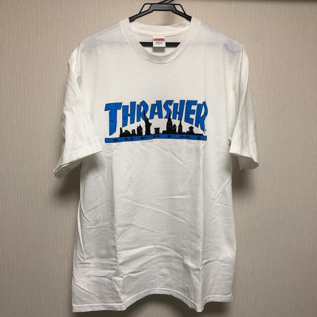 supreme×THRASHER コラボTシャツ　L シュプリーム