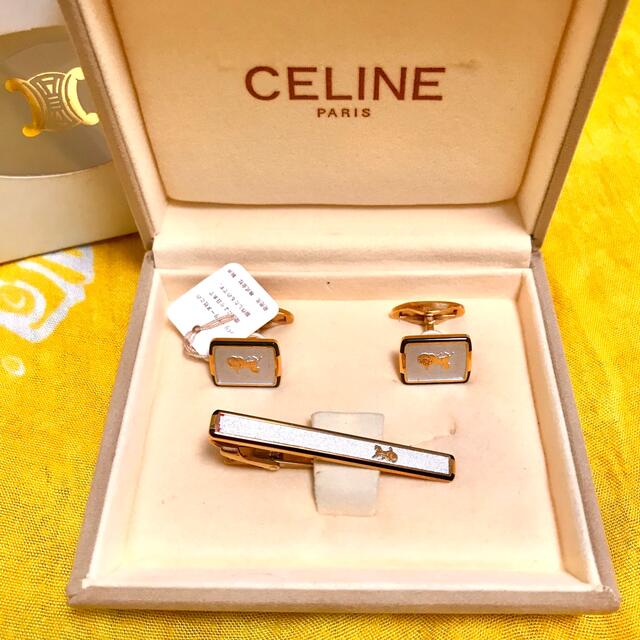 celine - セリーヌ ネクタイピン カフスボタン セット 箱付き