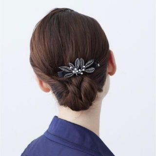 アレクサンドルドゥパリ(Alexandre de Paris)のALEXANDRE DE PARIS バレッタ　8cmFEUILLE(バレッタ/ヘアクリップ)