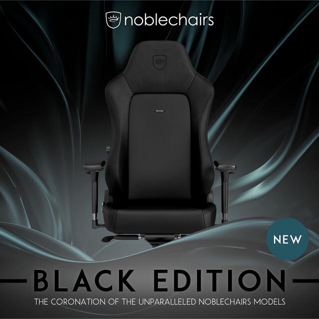 noblechairs HERO BLACK EDITION 未開封 ゲーミング