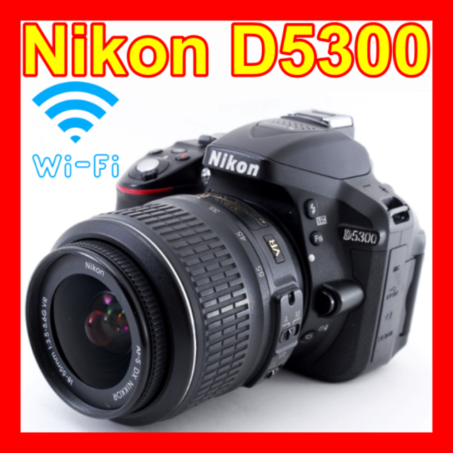 ❤️2416万画素の高精細♪Wi-Fiで写真転送❤️Nikon D5300-