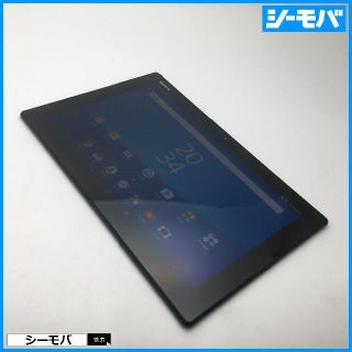 ソニー(SONY)の◆R493 SIMフリーXperia Z4 Tablet SOT31黒中古(タブレット)