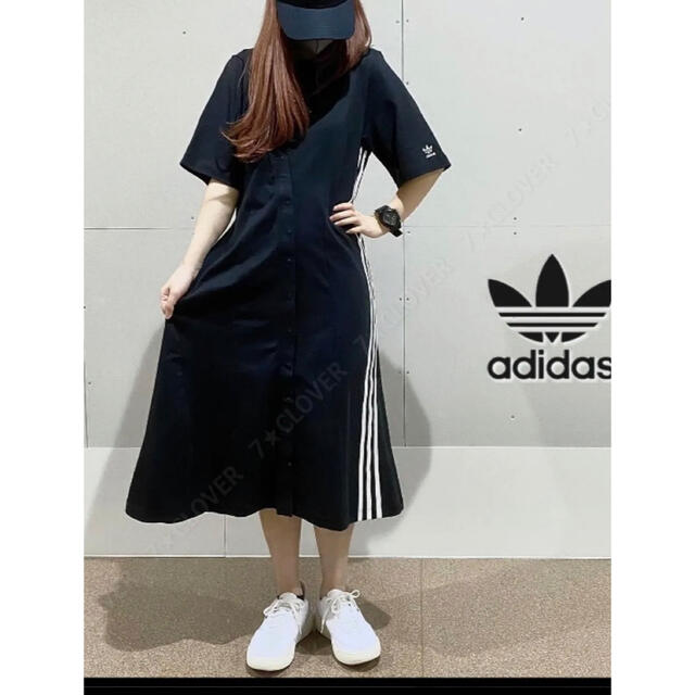 adidas(アディダス)のあっちゃん様専用adidasワンピースSサイズ レディースのワンピース(ロングワンピース/マキシワンピース)の商品写真