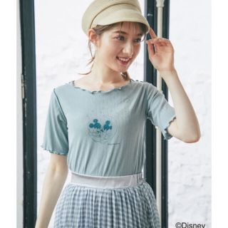 トッコ(tocco)のtocco closet ミッキー & ミニー リブTシャツ(Tシャツ(半袖/袖なし))