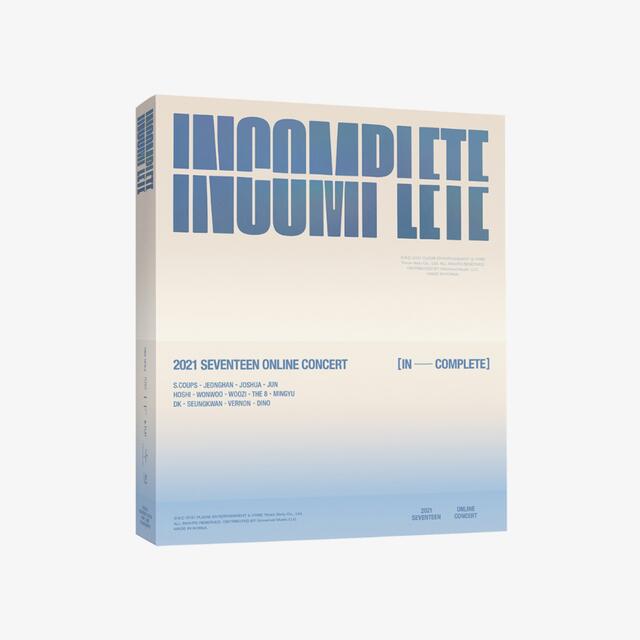 SEVENTEEN INCOMPLETE Blu-ray セブチ DVD