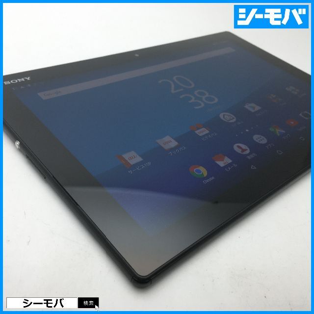 ◆R496 SIMフリーXperia Z4 Tablet SOT31黒良品70バッテリー状態