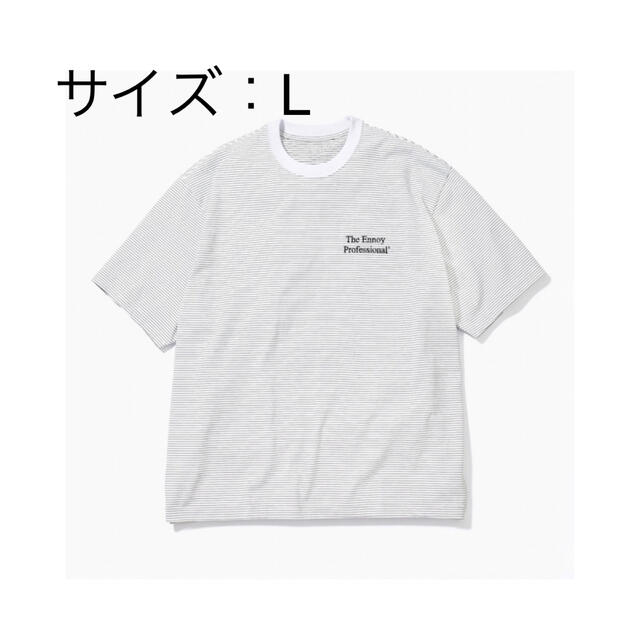L ennoy S/S Border Tシャツ (WHITE × BLACK)
