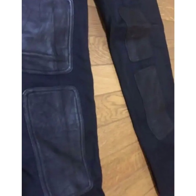 NEIL BARRETT コレクション使用 レザーパッチジョガーパンツ
