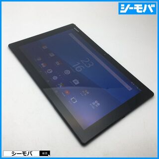 ソニー(SONY)の◆R499SIMフリーXperia Z4 Tablet SOT31黒中古訳有(タブレット)