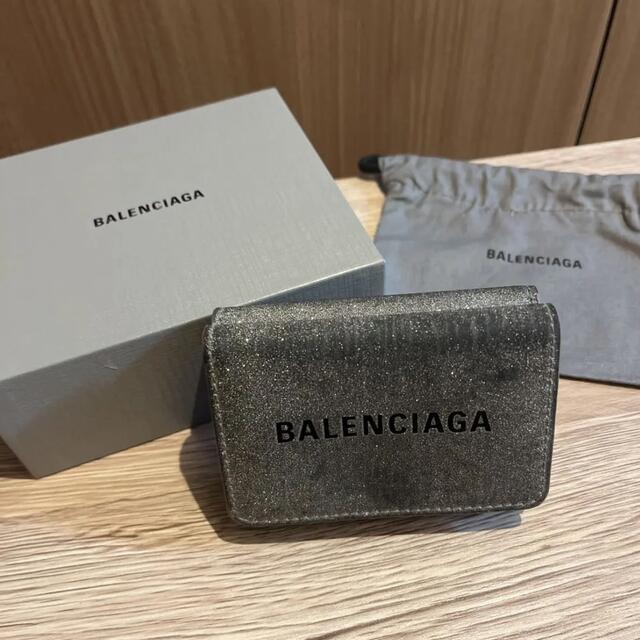 BALENCIAGA 財布 BALENCIAGA グラフィティ コンパクト ミニウォレット
