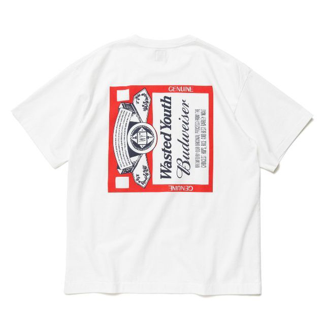 HUMAN MADE(ヒューマンメイド)のL Wasted Youth Budweiser WYxBW T-SHIRT メンズのトップス(Tシャツ/カットソー(半袖/袖なし))の商品写真