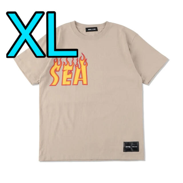 THRASHER windandsea Tシャツ ベージュ ウィンダンシー