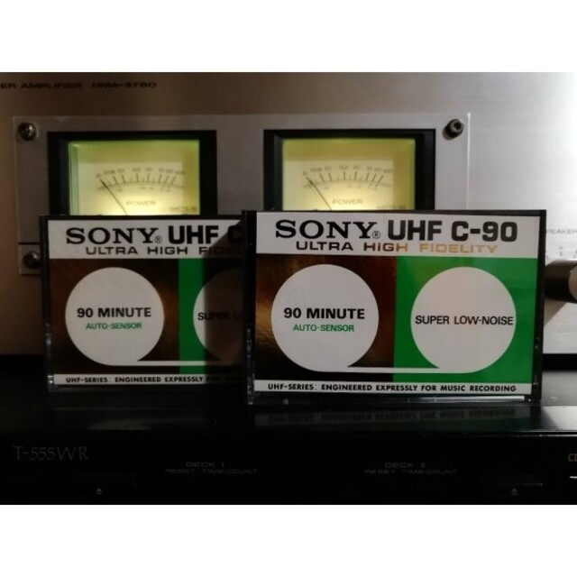 ■SONY UHF C90分2個セット超貴重ヴィンテージカセットテープ