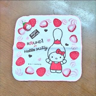 サンリオ(サンリオ)の【未使用】ミニタオル　《ROUND1×HelloKitty》(タオル)